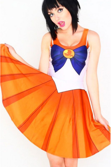Оранжевое платье Сейлор Мун