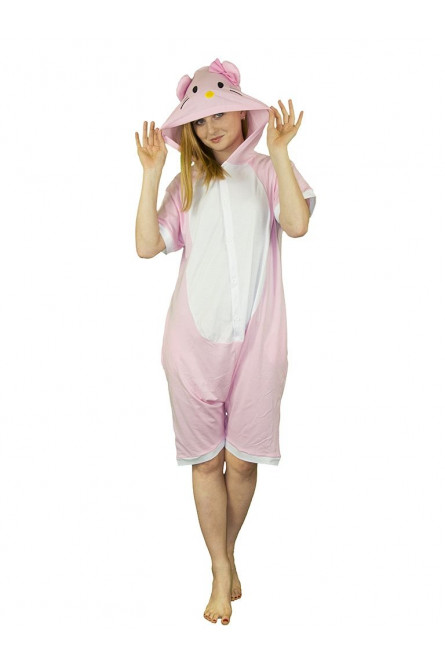 Пижама-кигуруми Кошка с шортиками