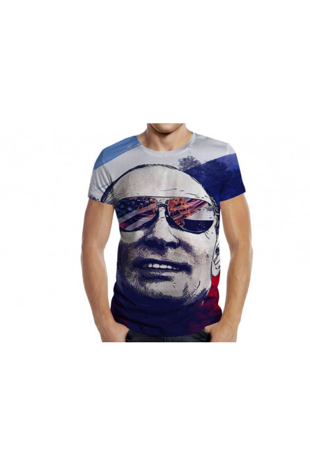 Мужская футболка Путин 3D