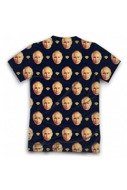 Мужская футболка 3D Путин