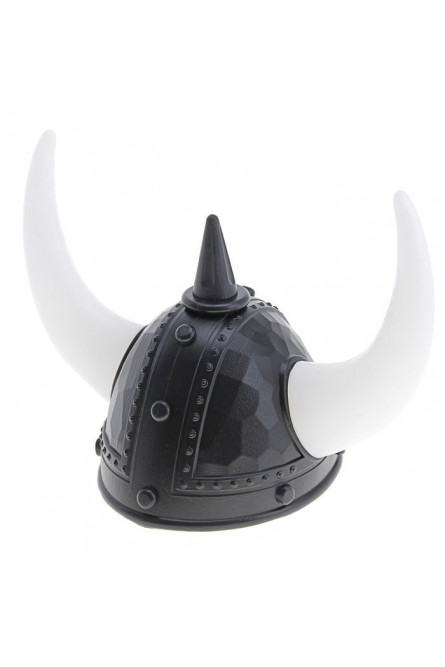 Черный светящийся шлем викинга