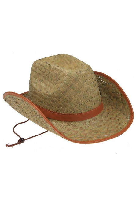 Ковбойская шляпа из соломы