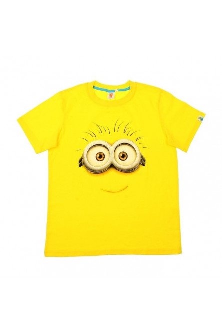 Желтая футболка для мальчиков Миньон