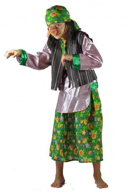 Детский костюм Бабки Ежки