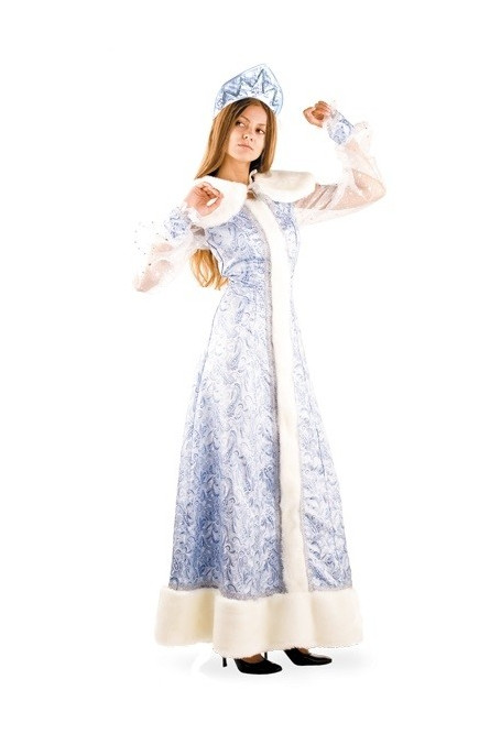 Шелковый костюм Снегурочки
