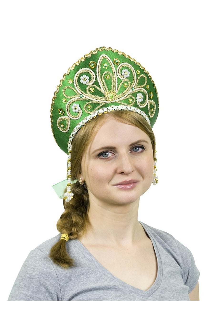 Название кокошника. Кокошник. Кокошник зеленый. Русский костюм с кокошником. Кокошник головной убор.