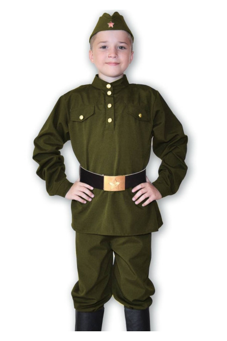 Детский костюм военного мальчика