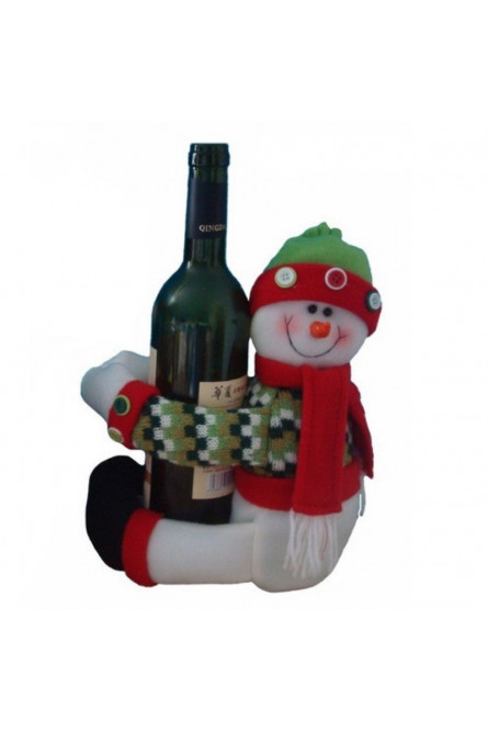 Игрушка на бутылку Снеговик
