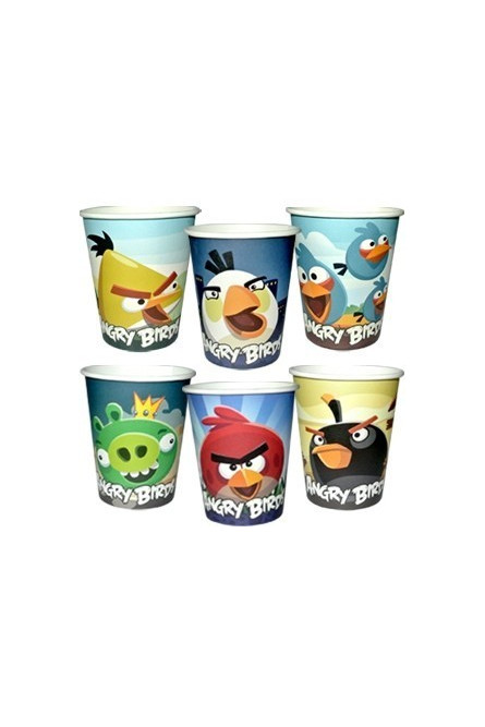 Бумажные стаканы Angry Birds 250 мл