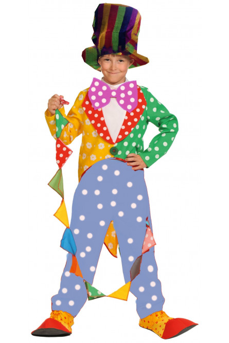 Детский костюм клоуна фокусника