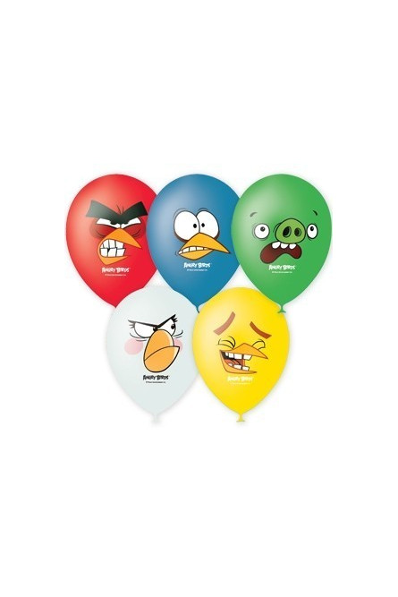 Воздушные шары Angry Birds 5 шт