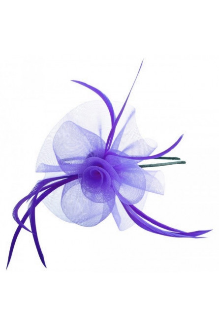 Фиолетовый ободок с цветком