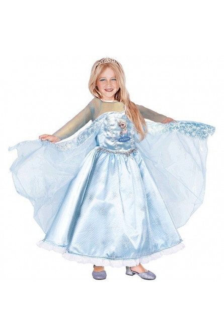 Атласное платье Эльзы из Frozen