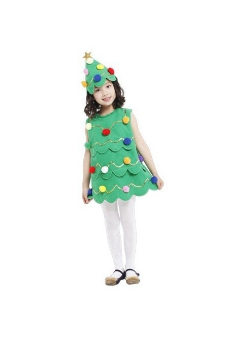 Детский костюм рождественской елочки
