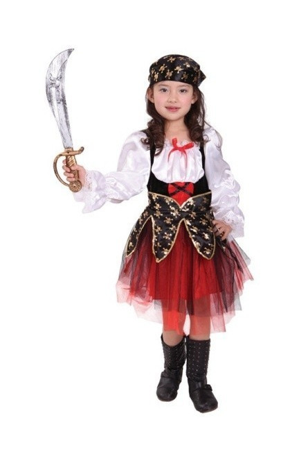 Детский костюм опасной пиратки