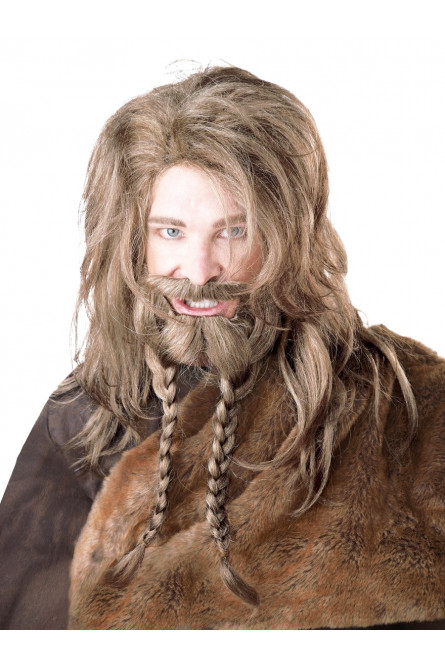 Парик и борода викинга