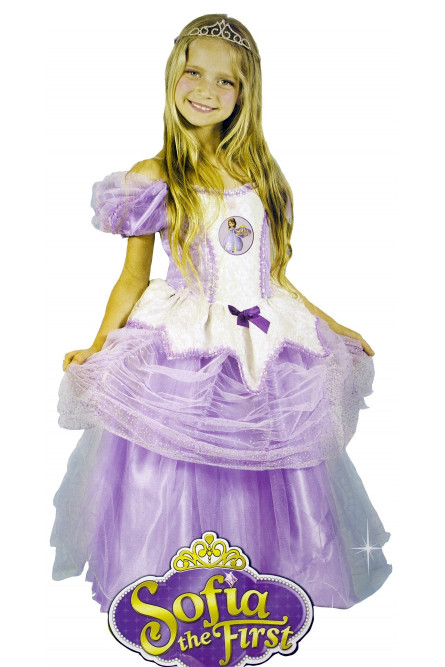 Лиловый костюм принцессы Софии