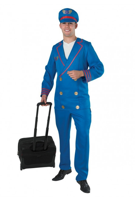 Синий костюм пилота