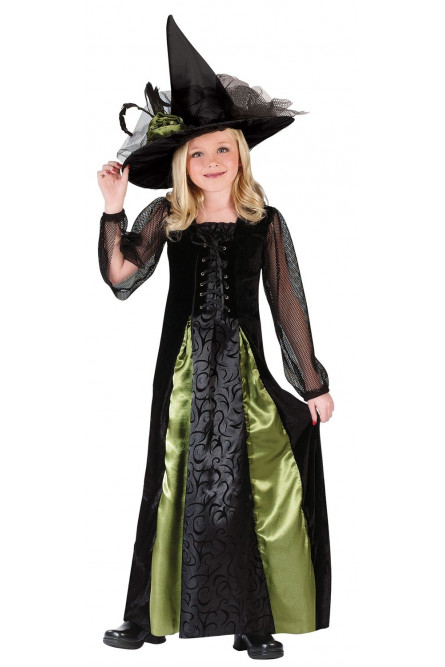 Детский костюм готической ведьмочки