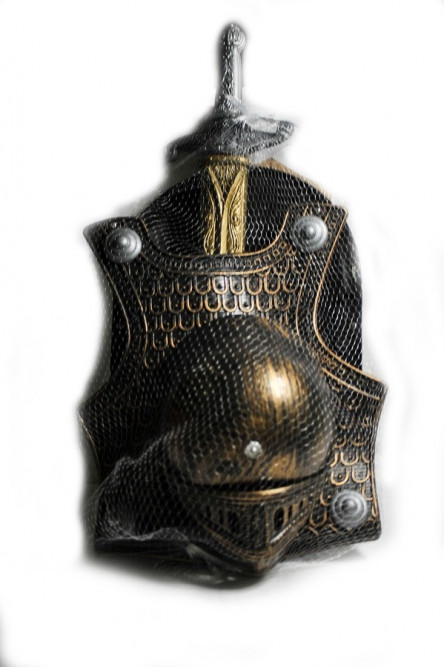 Набор рыцаря бронзового цвета