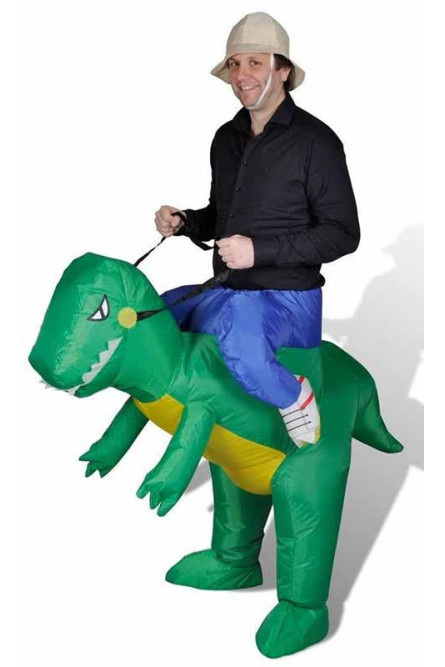 Надувной костюм На динозавре