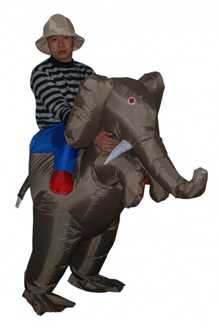 Надувной костюм На слоне