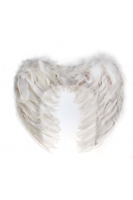 Перьевые белые крылья ангела