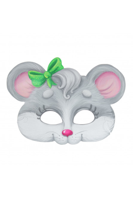 Картонная маска Мышка