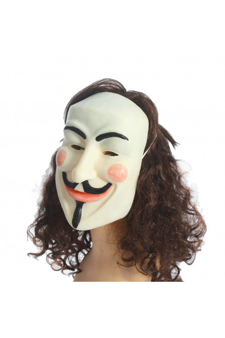 Латексная маска Анонимуса