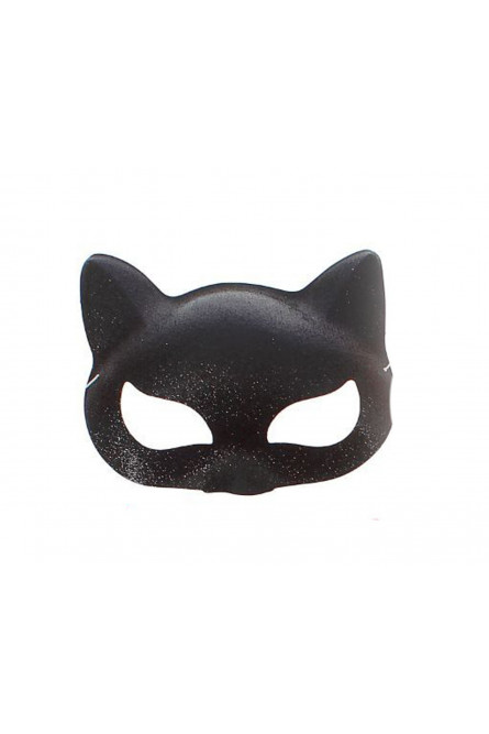 Черная маска на глаза Кошечка