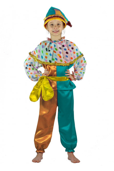 Разноцветный костюм Петрушки