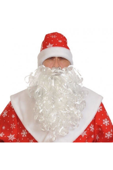 Борода Деда Мороза 30 см