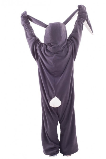 Детская пижама-кигуруми Серый заяц