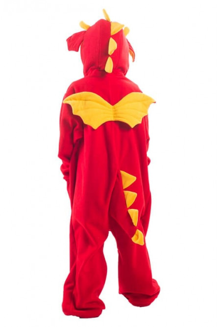 Детская пижама-кигуруми Рубиновый дракон
