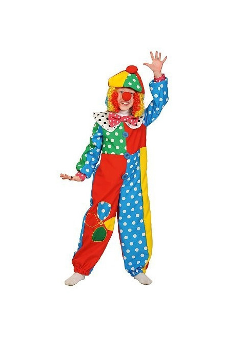 Разноцветный костюм клоуна Фили