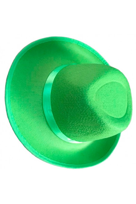 Карнавальная шляпа зеленая