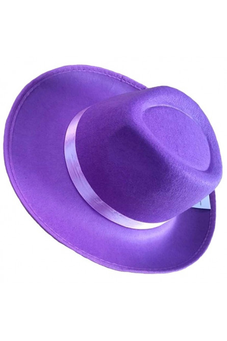 Карнавальная шляпа фиолетовая