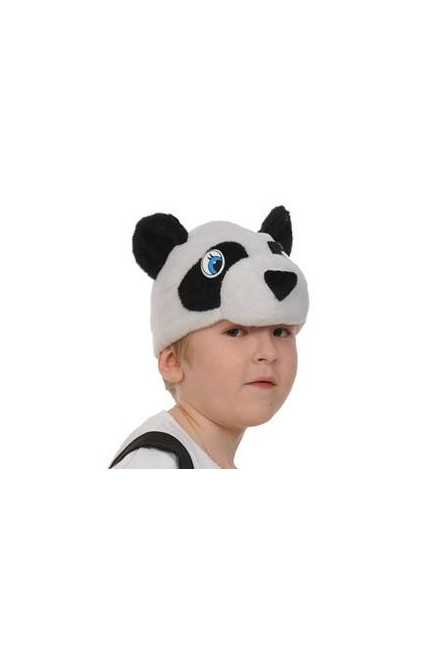 Шапочка-маска панда