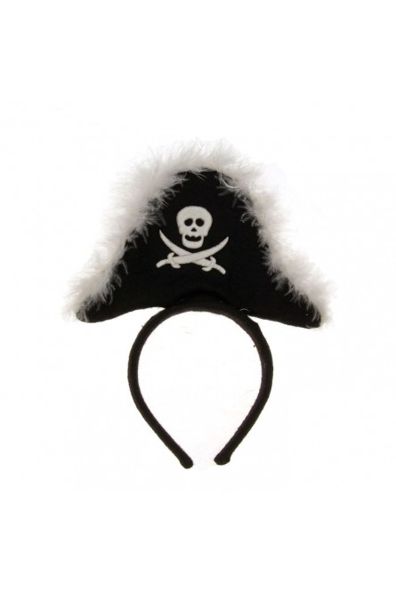 Ободок пиратская шляпа