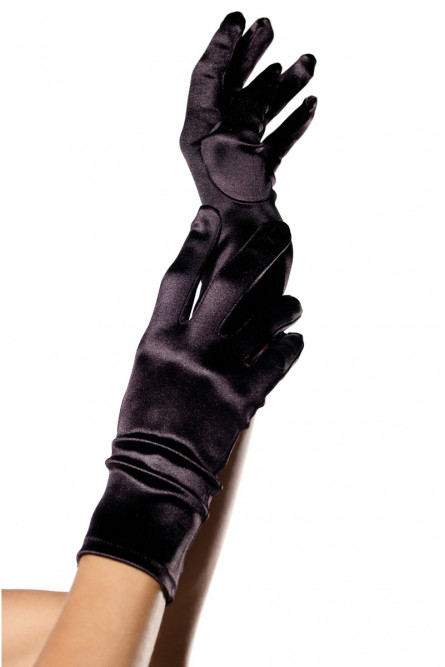 Черные перчатки для костюмов