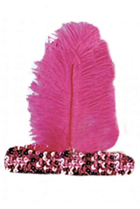 Розовая повязка на волосы