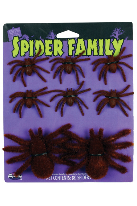 Восемь коричневых пауков