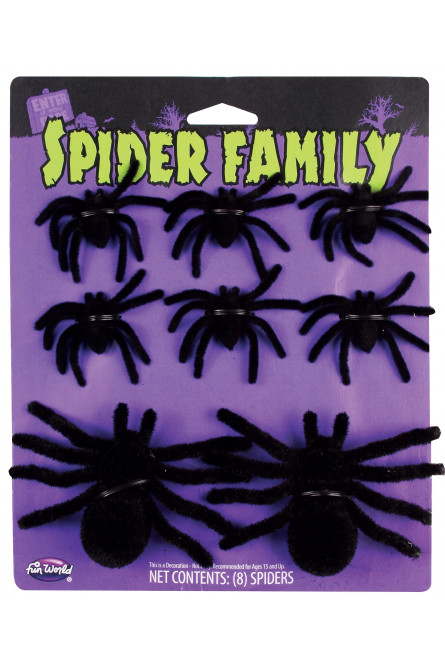 Восемь черных пауков