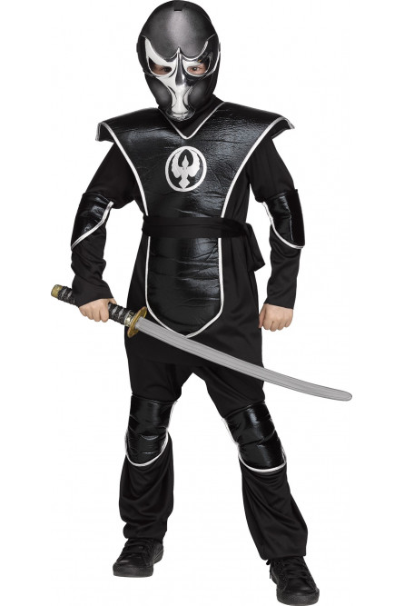 Детский костюм черный ниндзя