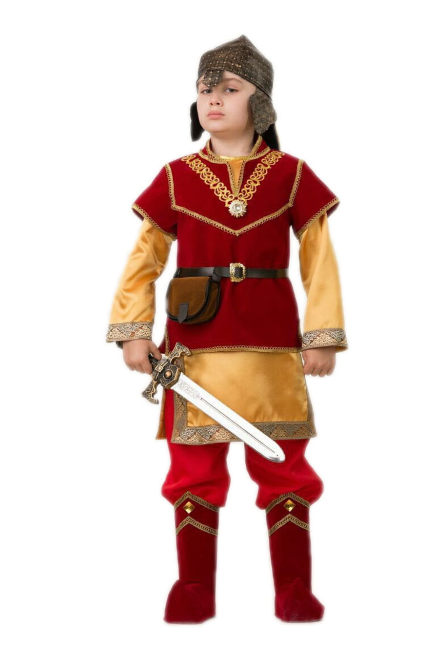 Детский костюм богатыря на новый год