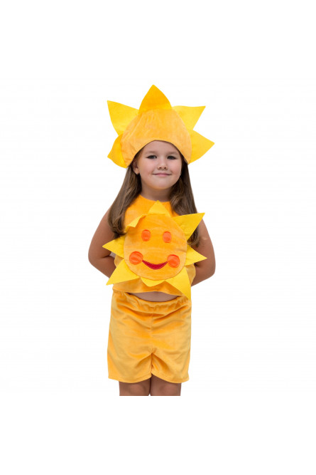 Детский костюм Солнца в шортах