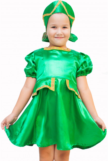 Детский костюм Зеленая Кадриль плясовой