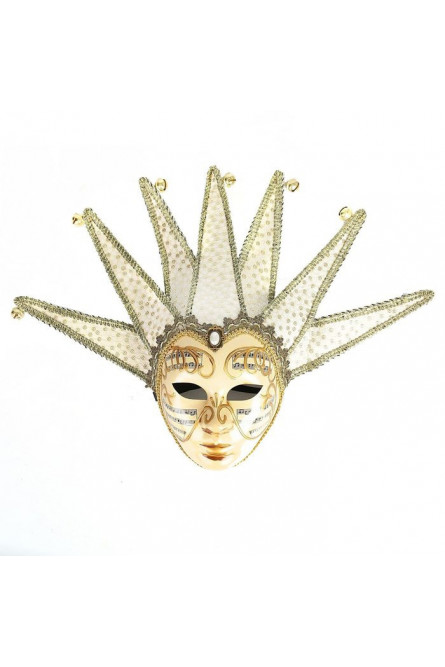 Бело-золотая Венецианская маска