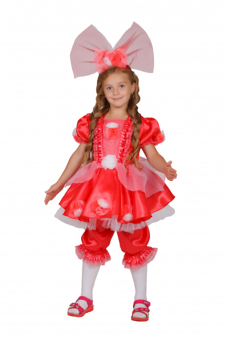 Детский костюм Куклы Тутси Коралловой