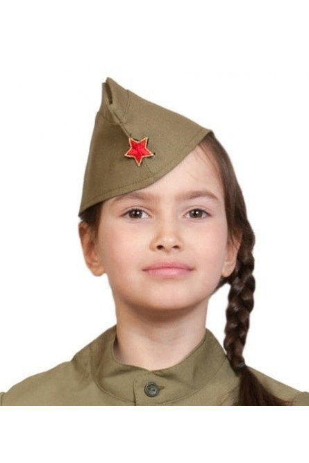 Детская пилотка со звездой